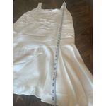 Festival Wedding Shower Tiered Dress Size 14 Shift Tencel Tennis Western Neutral Photo 4