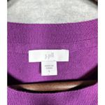 J. Jill Women's Purple‎ Long Sleeve Sweater Sz L Pullover Casual Purple Size L Photo 1