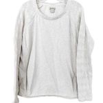 Lucky Brand  Cream Sweater Knit Sleeves Sz L Photo 0