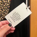 Lauren Moshi NWT.  leopard tongue mini dress - black Photo 3