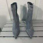 Jeffrey Campbell  Finitely Denim Pointed Toe Bootie Size 5.5 NWOT Photo 1