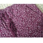 Loft , women's small purple/white floral pull-on short Photo 5