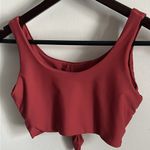 Romwe New Women’s Front Tie Knot Solid Tankini Swimsuit Top Photo 2