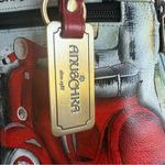 Anuschka  Roman Dreams Scooter Small Multi Compartment Satchel RFID‎ Blocker Photo 8