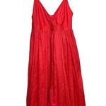 J.Crew  Pink Cotton Spaghetti Strap Layered Full Skirt A line Dress Size 0 Photo 0