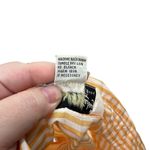 Diane Von Furstenberg  Vintage Golden Yellow Orange Stripe Button Up Plus Size 18 Photo 10