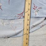 Como vintage  Blouse Top Blue Floral Pattern Sleeveless Womens Size XXL 2XL Photo 4