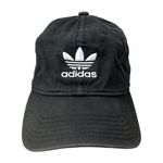 Adidas  Women’s One Size Faded Black Adjustable Baseball Ball Cap Hat Cotton Photo 0