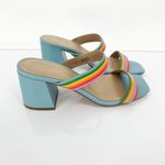 Ann Taylor Ann‎ Taylor Machelle Rainbow Block Heel Sandals 6 Photo 3