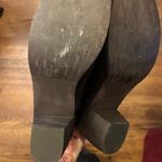 Nine West  R-Span Booties Women’s 8.5 Dark Brown 3 in. Heel Leather Buckle strap Photo 7