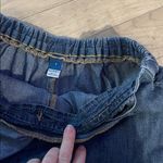 Old Navy  small Indigo Denim skirt shorts envelope Skort Photo 2