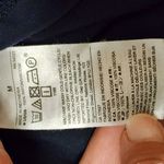 Gap  Factory Navy Mint Polka Dot Long Sleeve Vneck Blouse Size Medium Photo 6