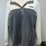 Columbia  Grey & White Benton Springs Half-Snap Pullover fleece - Size 3X Photo 0