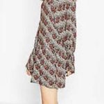 ZARA Trafaluc Collection Red & Black Floral Long Sleeve Shorts Romper Size XS Photo 11