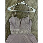 City Vibe  Juniors' Sleeveless Glitter Ball Gown Lavender Size 5 Photo 2
