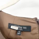 Lafayette 148 Womens Quiet Luxury Career Virgin Wool Blend Sheath‎ Dress Size 12 Brown Photo 1