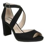 Life Stride  Women's Allison Dress Sandal Black Size 8 Peep Toe Ankle Wrap New Photo 0
