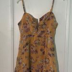 Hello Molly Orange Floral Mini Dress Photo 0