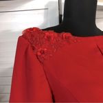 TS Couture Red Mermaid Formal Dress Size 4 Photo 5