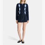 No Boundaries NWT - Pleated Navy Pinstripe Mini Skirt. Photo 4