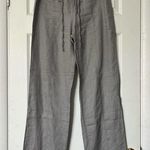 International concepts I.N.C.  Drawstring Linen Trousers - Size 8 Photo 0