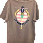 Simply Southern  Classy‎ Happy Lake Paddle T-Shirt Grey Large Photo 0