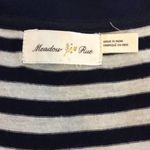Anthropologie Anthro Meadow Rue Navy Lace/Stripes Tank Top Photo 2