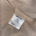 Double Zero  small women’s tan cardigan boho floral crochet back flaw shown Photo 6