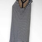 Michael Kors MICHAEL  Women's Black and White Striped Shift Dress Medium | EUC Photo 2