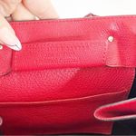 Balenciaga Grained Calfskin Plate Papier A6 Zip Around Tote Rouge Houx Red Photo 10