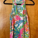 Lilly Pulitzer  Tank Top Shirt Sleeveless Beach Ocean Green Pink Blue Small Photo 0