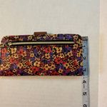 Time and Tru Womens One Size Slim Floral Wallet Snap Closure NWT Purple Photo 6