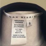 Max Studio black short sleeved top Photo 3