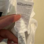 Banana Republic Short sleeve v neck cotton blend t-shirt in white size X-large Photo 10