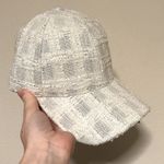 Anthropologie NWT $58 Wyeth  White Tweed Baseball Hat Photo 0