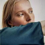 Madewell  Smoky Spruce Erika Satin Shift Mini Dress Size S Photo 3