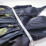 Sherri Hill Floral Fit and Flare Satin Mini Dress Lace Up Back with Pockets Photo 7