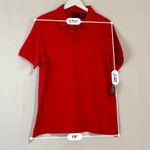 Polo Ultra Club Women’s The Basics Button Short Sleeve Red NWT Photo 6