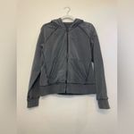 Lululemon Women’s Loop Zip Up Hoodie Acid Rubber Dye Black Size L Photo 2