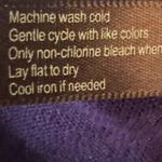 The Limited  Sweater Vest Womens Sz M Plum Knit Cotton Sleeveless V Neck Buttoned Photo 8