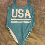 Chubbies 💋 Baby Blue USA One Piece Bathing Suit, Medium Photo 0