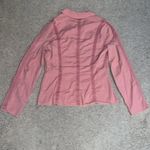 XCVI Wearables Raw Edge Poplin Lightweight Safari Jacket Bellini Pink Small Photo 6