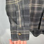 Field & Stream Gray Plaid Button Down Cotton Blend Flannel Pocket Shirt Large L Photo 3