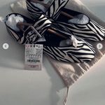 ZARA Black White Zebra Animal Print Pattern Ballet Flats Slippers Shoes Photo 5