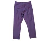 Zyia Capri Leggings Womens Purple Side Pocket Mid Rise Sz 8-10 Photo 1