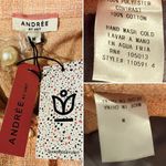 Lime Lush Andree Oversized Pearl Button Down Tweed Shacket Peach M Photo 10