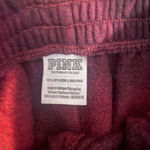 PINK - Victoria's Secret Pink by Victoria's Secret Maroon Red Tie Dye Joggers Women Sz XS Photo 8