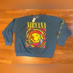 Nirvana Smile overdyed sweatshirt very oversized size L/XL Photo 8