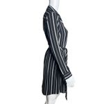 Brooks Brothers  Dress Womens 0‎ Petite Black White Stripe Office Business Preppy Photo 1