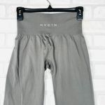 NVGTN Seamless Leggings Gray Ribbed High Waisted Workout Athleisure Size S Photo 5